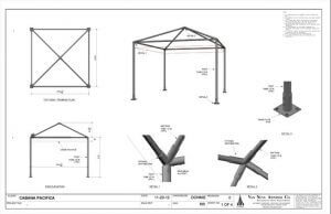 Custom aluminum canopy design in Van Nuys