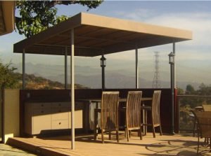 Custom patio shade awning with custom awning fabric