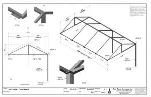 Custom metal carport design in Van Nuys